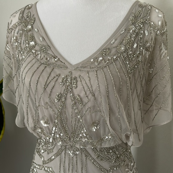 Aidan Mattox - Sequined Blouson Short Dress, size 2 - Picture 2 of 9